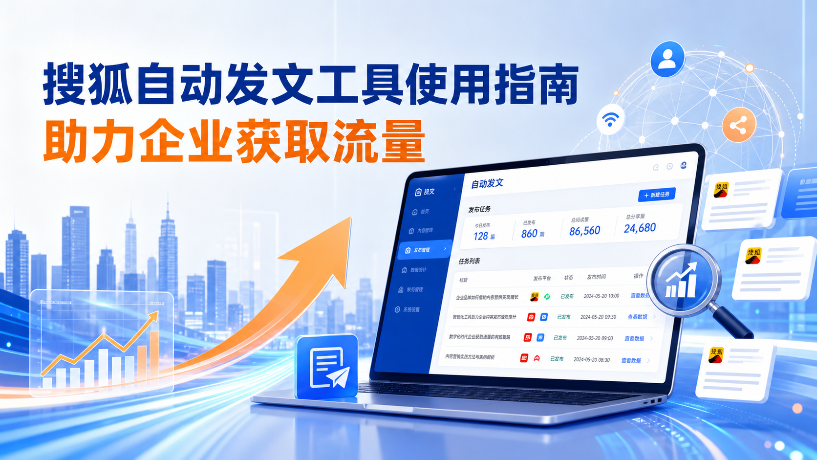 搜狐自动发文工具的使用指南：助力白城企业获取流量